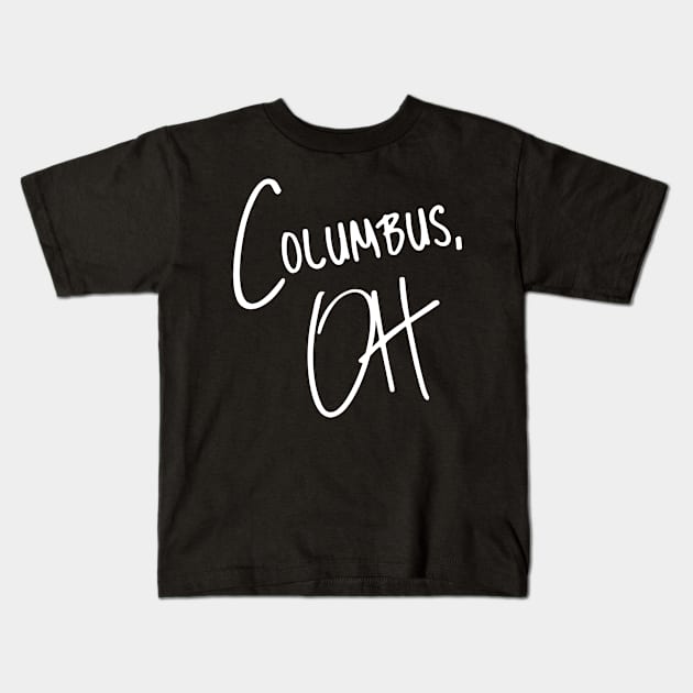 Columbus Ohio Kids T-Shirt by helloshirts